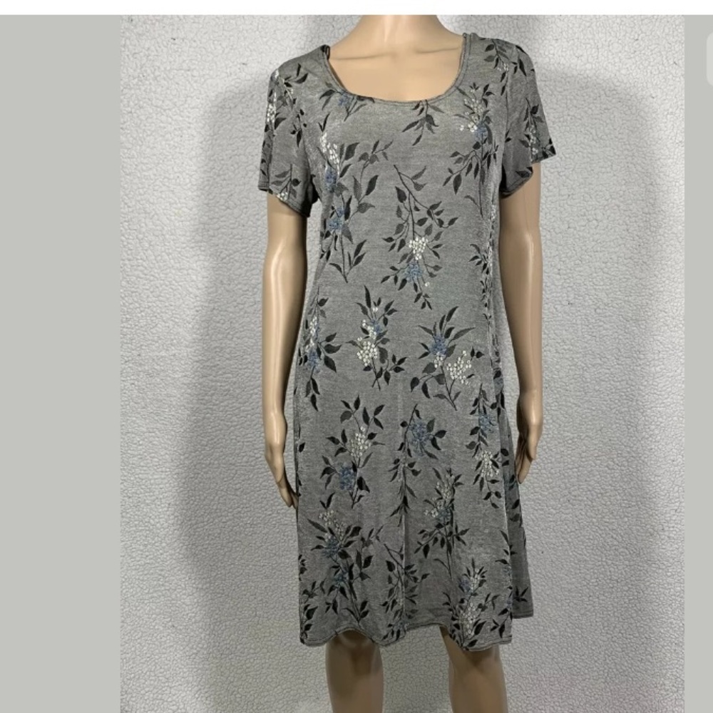 Vintage 90's Molly Malloy Women's Floral Tunic Dress size 10 Fairy